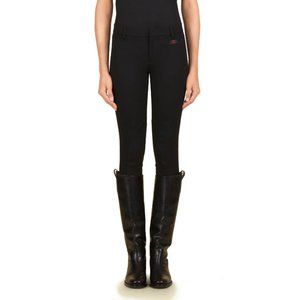- Gucci black tech fabric ribbon pocket equestrian riding pants